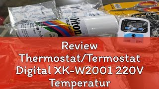 Review ThermostatTermostat Digital XKW2001 220V Temperature Controller VKS [upl. by Stanford]