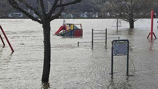 Hochwasser 2023 in Bad Hönningen 26122023 [upl. by Enitsrik]