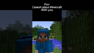 pov caseoh plays Minecraft with youminecraft minecraftmeme minecraftmemes meme memes shorts [upl. by Sager]