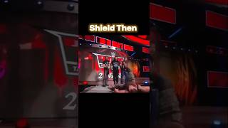 Shield Now vs Then 🥹🥹wwe shorts [upl. by Bird]