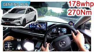 178whp 270Nm tuned Proton S70  Malaysia POV Genting Run 冲上云霄 CC Subtitle [upl. by Judd]