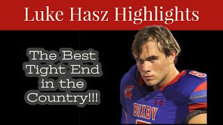 2023 Razorback Commit Luke Hasz Highlights [upl. by Demeyer810]