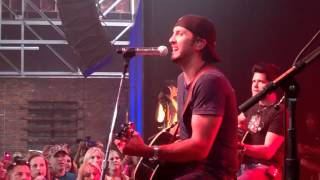 Luke Bryan  Kiss Tomorrow Goodbye at Fan Club Party 2012  CMA Fest in Nashville TN 6712 [upl. by Virnelli]