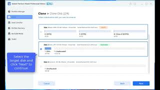 Clone Disk to HDD or SSD in Simple Clicks  EaseUS Partition Master [upl. by Ahsit]