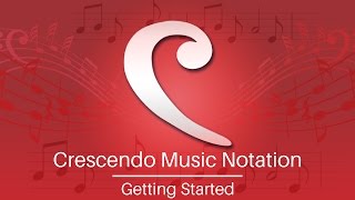 Crescendo Music Notation Tutorial  Getting Started [upl. by Vern76]