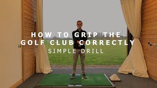 How To Grip The Golf Club Correctly  Very Simple Video [upl. by Amhser]