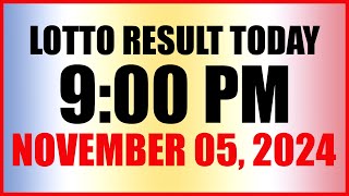 Lotto Result Today 9pm Draw November 5 2024 Swertres Ez2 Pcso [upl. by Yt]