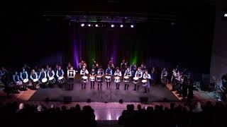 Finale of Kintyre Schools Pipe Band Concert 2020 [upl. by Ailen]