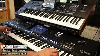 Yamaha Genos VS Korg PA5X sounds and styles comparison [upl. by Illene439]