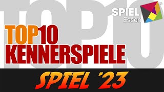 Top 10 Kennerspiele auf der SPIEL 2023  MesseVorschau [upl. by Ormsby]