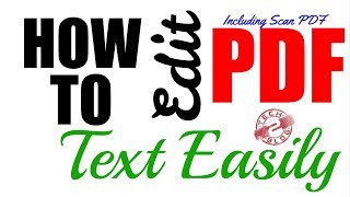 How To Edit PDF Text Scanned Image  Normal PDF using Ashampoo PDF Pro [upl. by Marita]