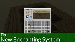 Tip Minecrafts New Enchanting System [upl. by Ndnarb]