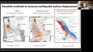 Observations of surface fault deformation from highresolution optical image correlation [upl. by Eceirtal]