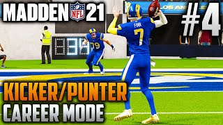 Madden 21 Career Mode  Kicker amp Punter Career  EP4  FIRST CAREER TOUCHDOWN [upl. by Anatole]