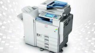 Ricoh MPC4501  Vcomm  0800 95598  copieurs couleurs imprimantes Multifonctions [upl. by Tenneb]