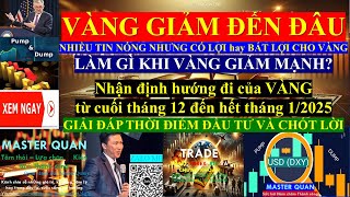 VÀNG giảm đến đâu  làm gì khi VÀNG GIẢM MẠNH gold giavanghomnay fed muavang giavangthegioi [upl. by Ecnatsnok]