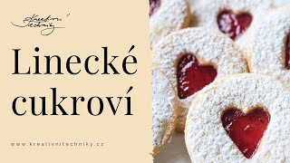 Linecké cukroví recept na tradiční vánoční cukroví amp linecké těsto │ Kreativní Techniky [upl. by Ahsuoj195]