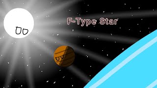 Timeline of FType Star planetball animation astronomy [upl. by Bohi439]