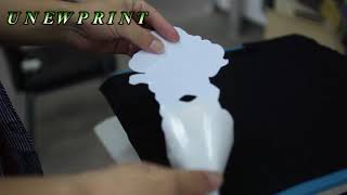 UNEWPRINT dark inkjet heat transfer paper for cotton fabric Tshirt how to make Tshirt [upl. by Lrae]