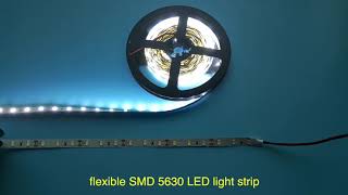 5 meters 300 LEDs white light 5630 LED strip  kutopcom [upl. by Killy]