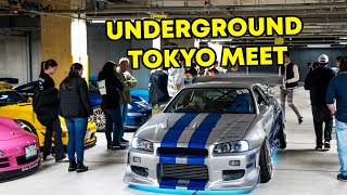 TAKING MY R34 GTR TO SECRET UNDERGROUND TOKYO CAR MEET Tokyo Drift Car Meet [upl. by Nataniel]