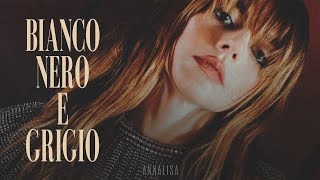 Annalisa 🎵 BIANCO NERO E GRIGIO LyricsTesto [upl. by Scoville509]