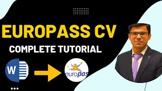 How to Make Europass CV  Europass CV Tutorial 2022 [upl. by Lowe]