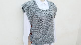 🌿 Discover The Elegant Crochet Vest Give Life to Your Projects [upl. by Mail13]