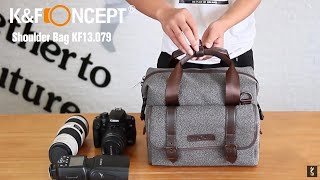 KampF Concept® New Camera Shoulder Bag KF13079 [upl. by Prescott]