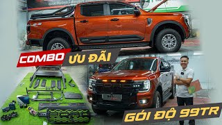 Bàn giao trong ngày chiếc Ford Ranger làm compo phụ kiện ưu đãi 99tr  XLS độ full tiện ích [upl. by Misak]