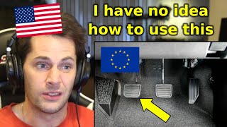 American Reacts to Why Europeans Drive Manual Cars [upl. by Ttezil]