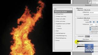 Photoshop Tutorial Feuer freistellen  ausschneiden  mit Farbbereich [upl. by Ennire]