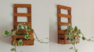 Recycle waste woodScrap wood ideaswooden wall decor [upl. by Garvey832]