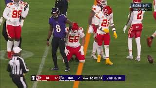 Lamar Jackson Highlights Vs Chiefs AFC Championship 2024 [upl. by Kostman457]