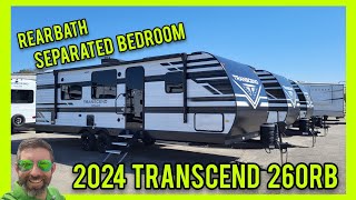 Rear bath wseparated bedroom 2024 Grand Design Transcend Xplor 260RB Travel Trailer [upl. by Llewsor]