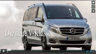 Fahrbericht Mercedes V250 Bluetec  die neue VKlasse 2014 [upl. by Irab]