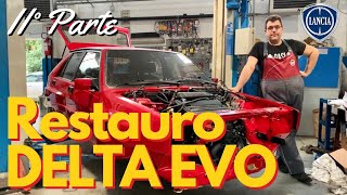 Lancia Delta Evo1il restauro prosegue la vettura tornerà splendida… restate con noi [upl. by Kurtzig97]