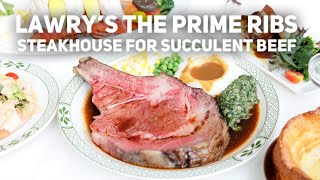 Lawry’s The Prime Rib Singapore  Grand Steakhouse Known For Succulent Beef And Lobsters [upl. by Stieglitz]