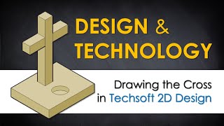 Drawing an Isometric Cross in Techsoft 2D Design [upl. by Aronael]