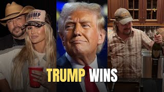 Country Music Stars React to Donald Trumps Election Win [upl. by Iain600]