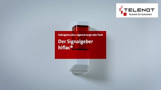 Der Signalgeber hiflac – Kabelgebunden eigenversorgt oder Funk [upl. by Martha]