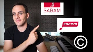 SABAM SACEM droits dauteur protéger sa musique  comment ça marche [upl. by Nyliuqcaj]