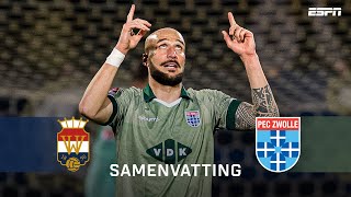 5️⃣ GOALS in een SPANNENDE kraker in Tilburg 🔥  Samenvatting Willem II  PEC Zwolle [upl. by Grant]