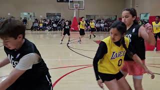 Nets vs Lakers Pt1 2024 ymca Div 3 game 1 [upl. by Aieka]