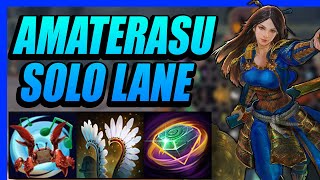 Amaterasu is SUPER BUFFED in SMITE 2  Solo Lane Gameplay [upl. by Sanferd]