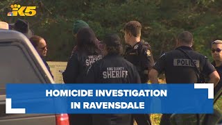 Homicide investigation in Ravensdale [upl. by Meyers]