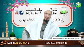 🔴 LIVE Tafsir Alquran  Surah AlFath Siri 17 [upl. by Sylram]