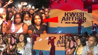 Efia Odo Surprisingly Crowd With Kwesi Arthur For Electrifying Perforancee On Stage at Tidal Rave [upl. by Yltnerb497]