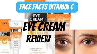 Face Facts Vitamin C Eye Cream Review facefacts vitaminc [upl. by Carmelo]