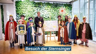 Besuch der Sternsinger in der Bayerischen Staatskanzlei  Bayern [upl. by Christiano]